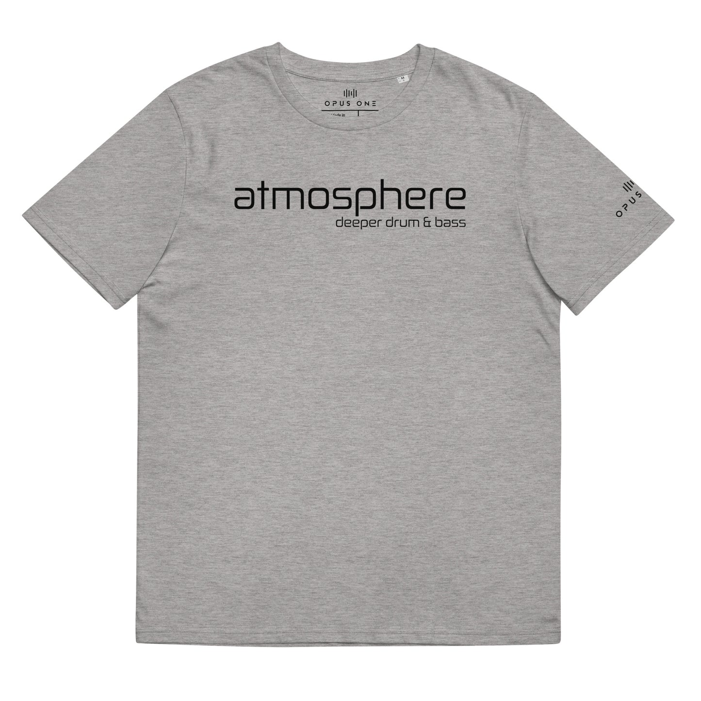 D&B (Atmosphere) Unisex organic cotton t-shirt (Black Text)