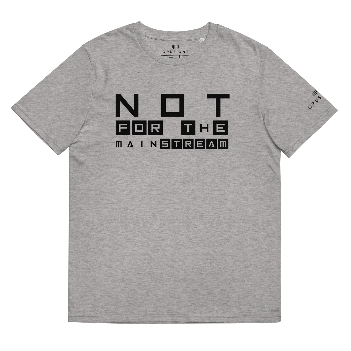 NFTM (v1) Unisex organic cotton t-shirt (Black Text)