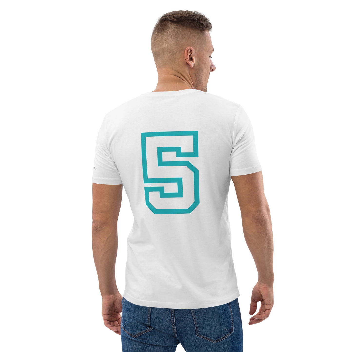 Signature Series (5ive Alive Jet Ski) Unisex organic cotton t-shirt MAIN FRONT PRINT