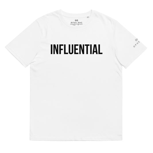 Tribe (v17 INFLUENTIAL) Unisex organic cotton t-shirt (Black Text)