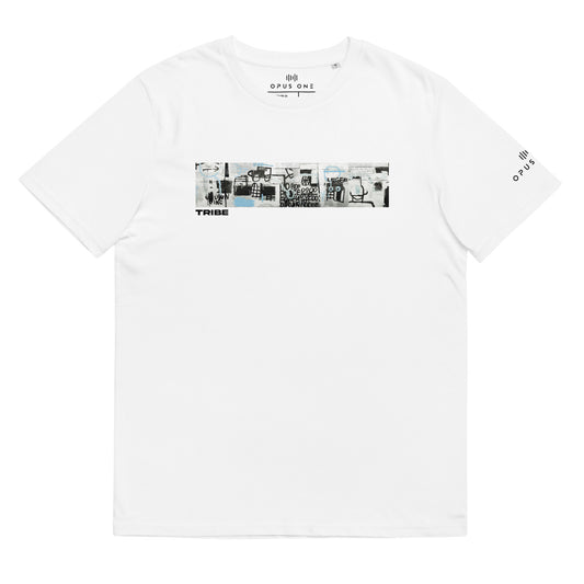 Tribe (v11) Unisex organic cotton t-shirt (Black Text)