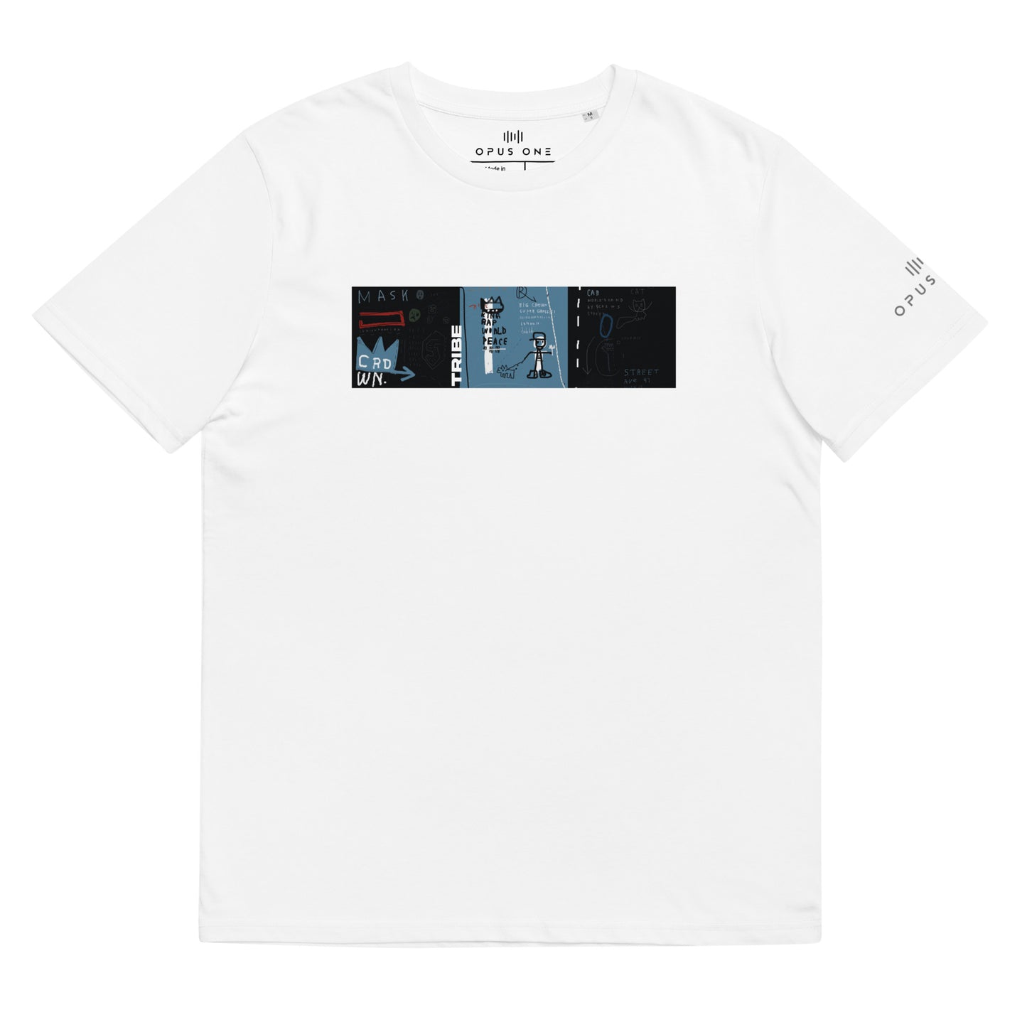 Tribe (v10) Unisex organic cotton t-shirt (Grey Text)