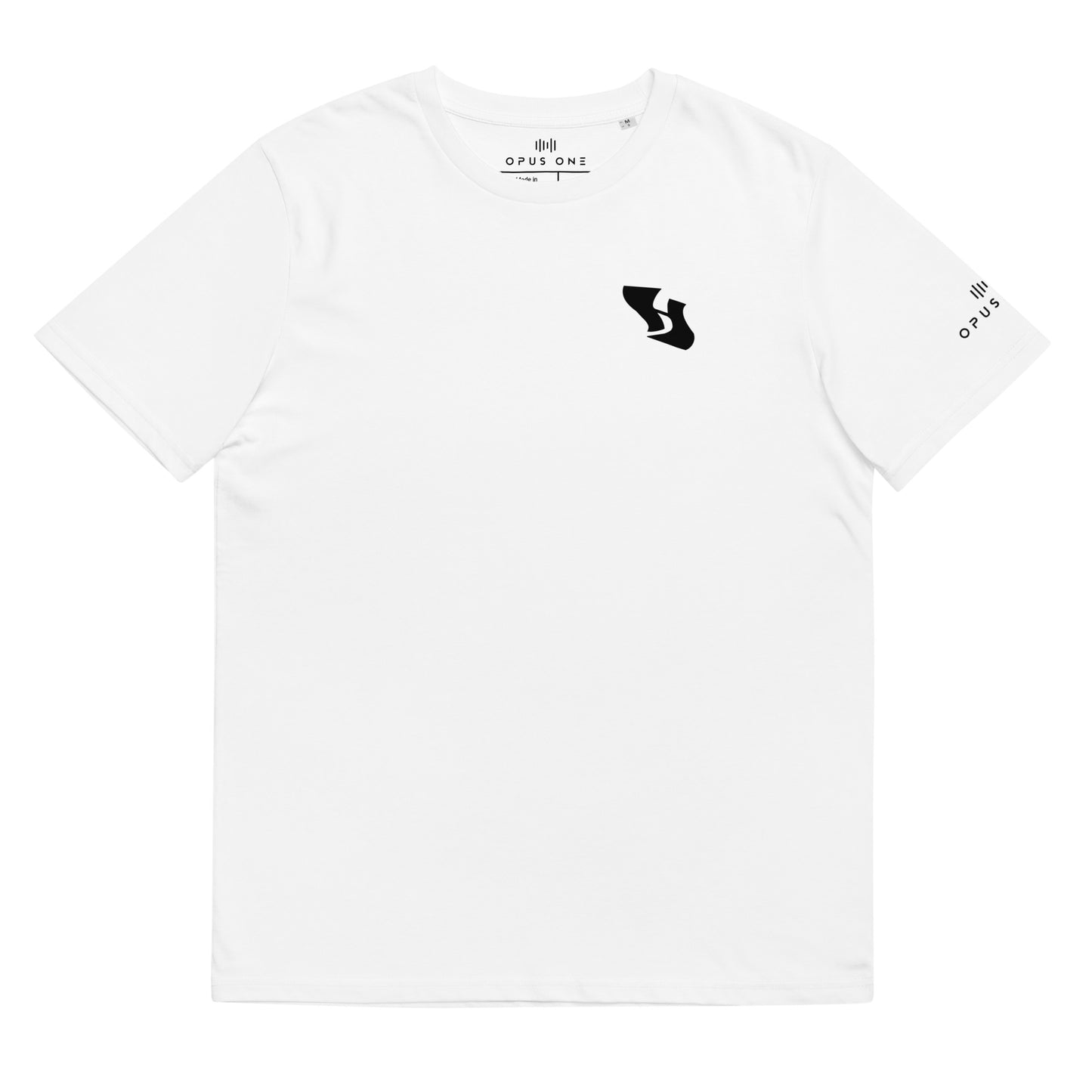 Hustle (v9) Unisex organic cotton t-shirt (Black Text)