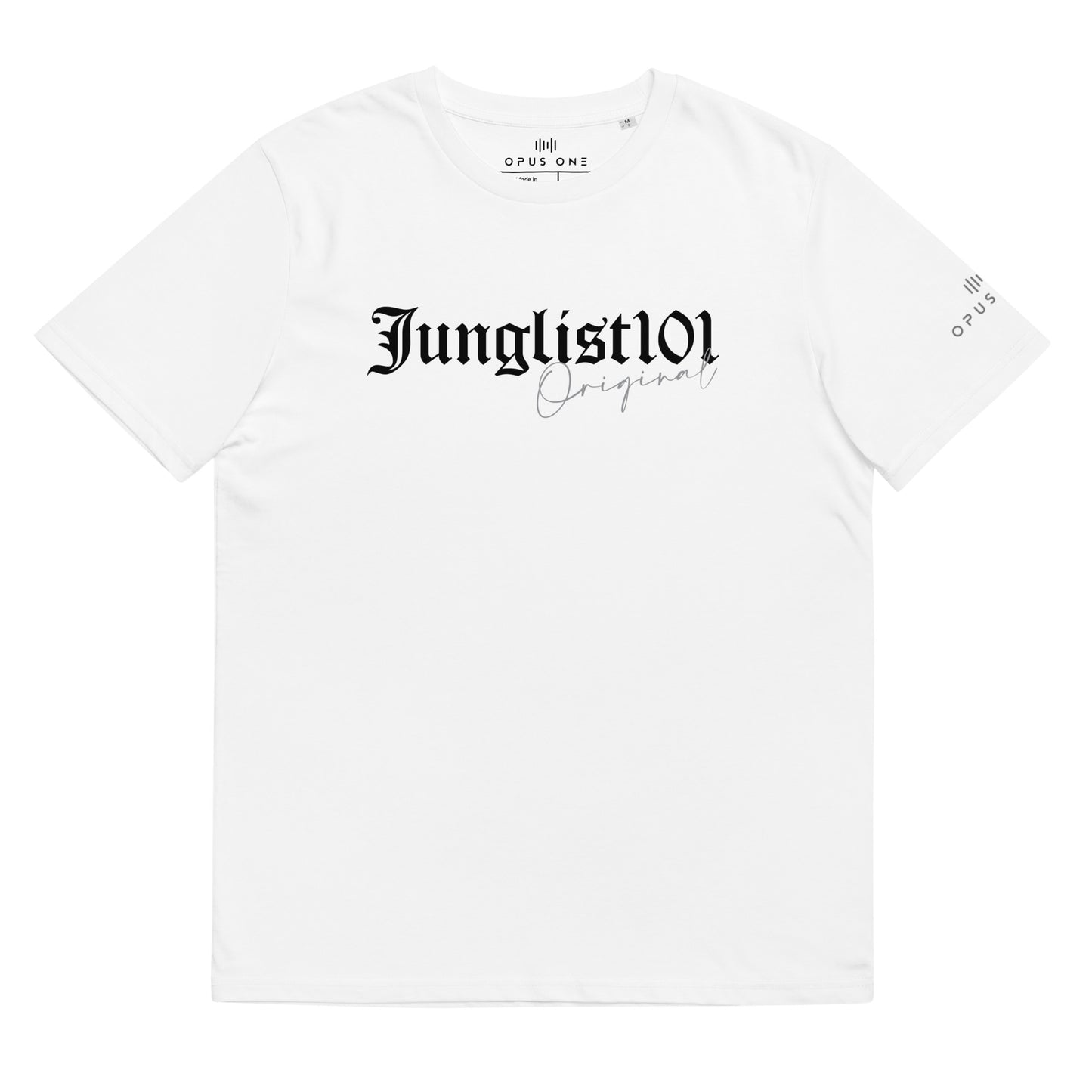 Junglist101 (Black Text) Unisex organic cotton t-shirt