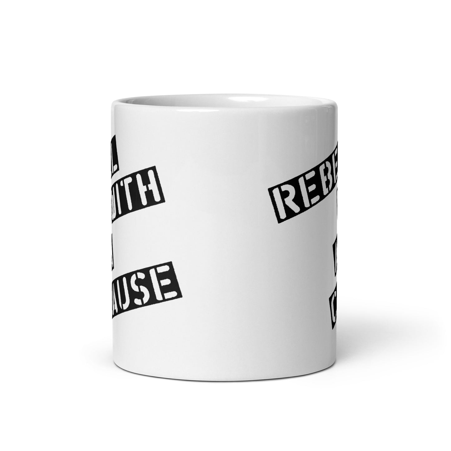 Rebel (v1) White glossy mug