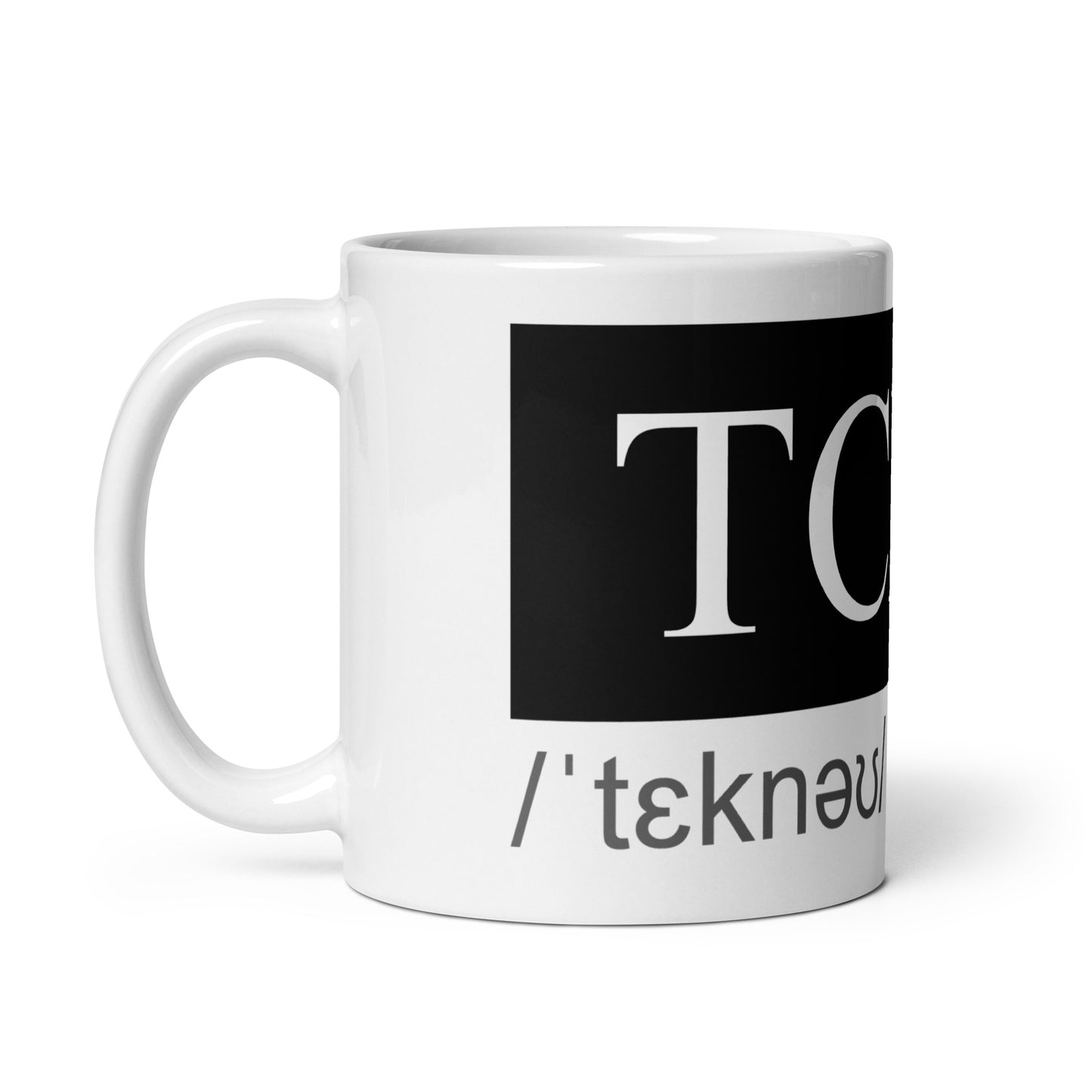 TCHN (v1) White glossy mug