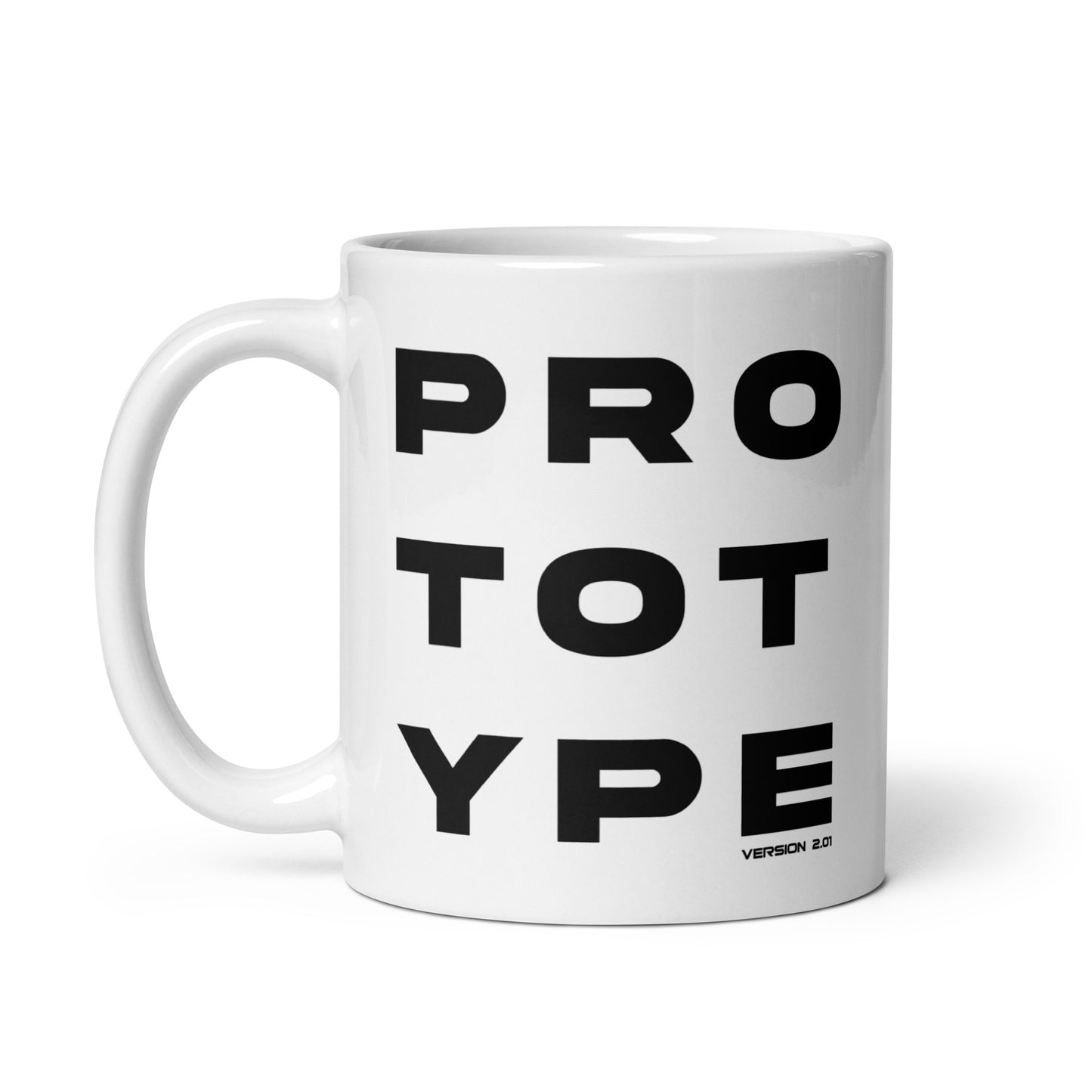 Prototype (v3) White glossy mug