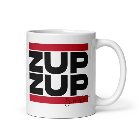 Zup Zup White glossy mug