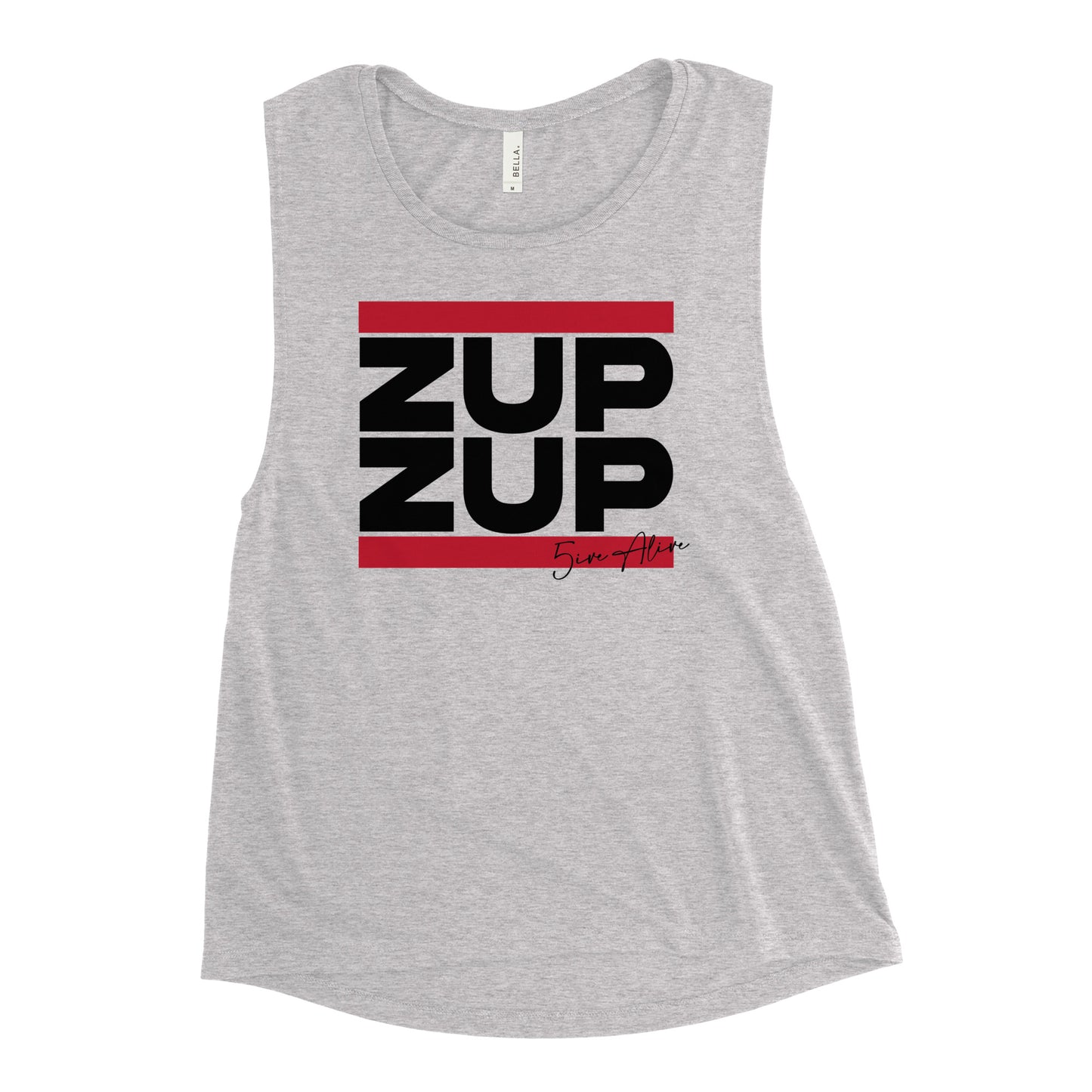 Zup Zup (Black Text) Ladies’ Muscle Tank