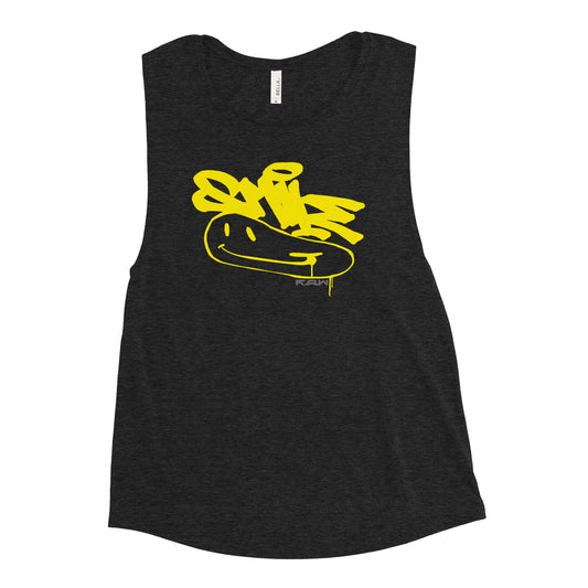 RAW Smiley (v6) Ladies’ Muscle Tank